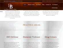 Tablet Screenshot of dbphoenixcriminallawyer.com